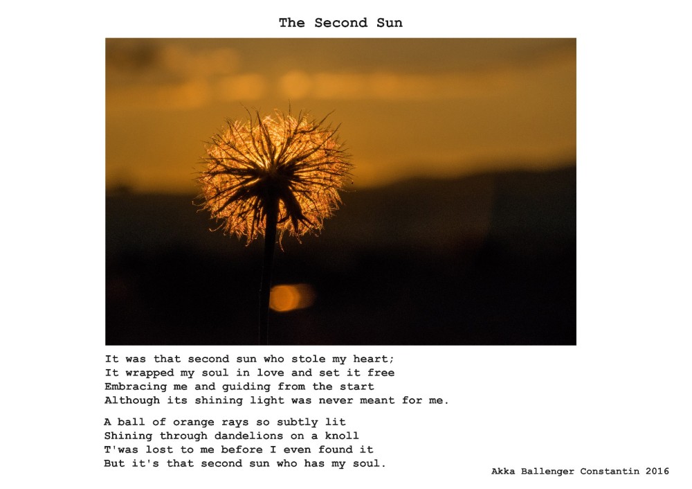 The Second Sun By Akka Ballenger Constantin. It was that second sun who stole my heart....